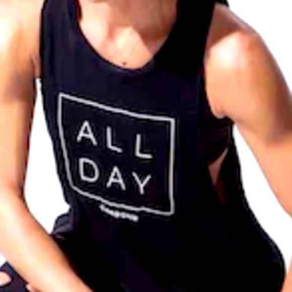 Carbon38 Black Muscle Tank Top Size Large - Picture 1 of 3
